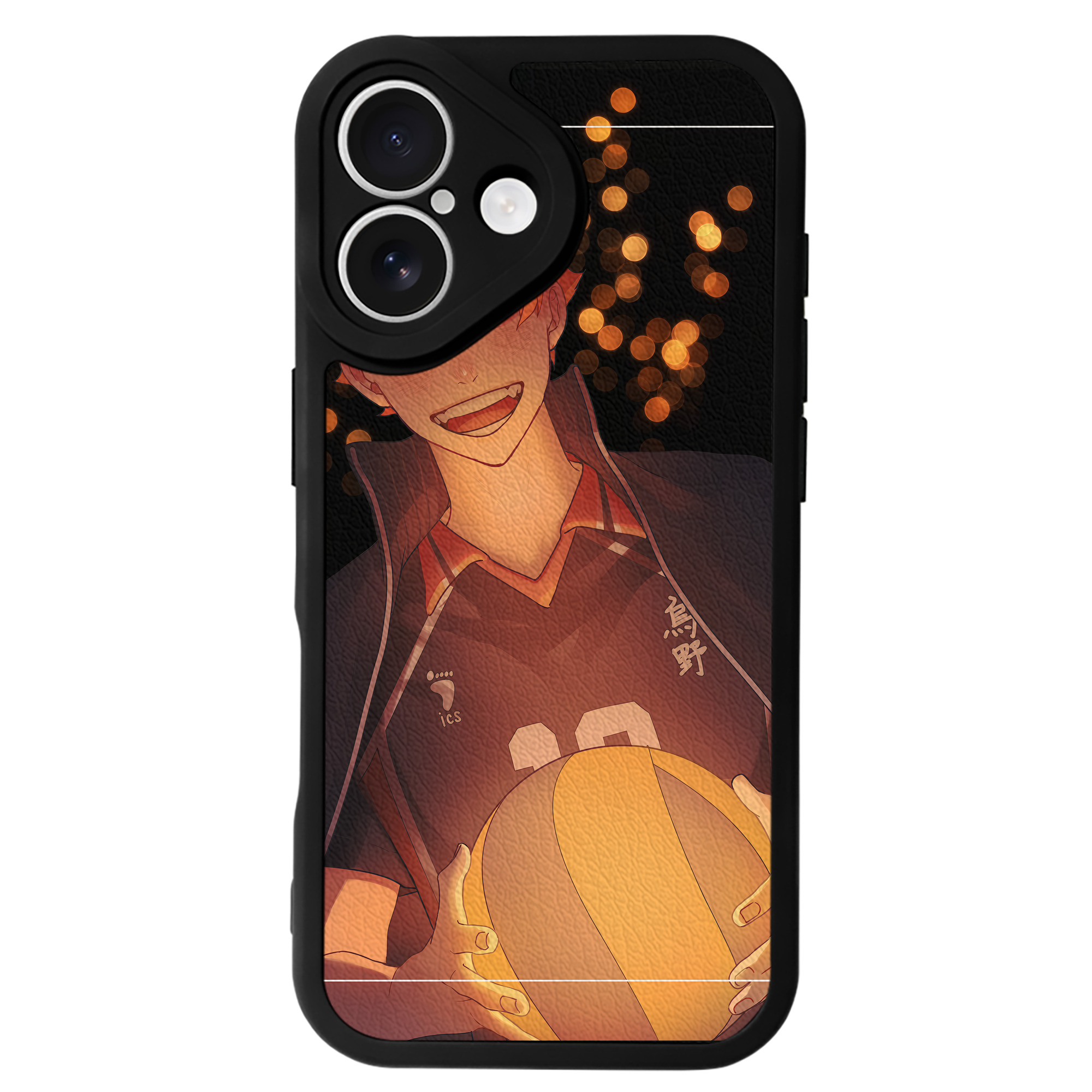 （画像用） ハイキュー!! Haikyu!! 【iPhone 16シリーズ対応】シリコンスマホケース（レザー調） 材質：シリコン